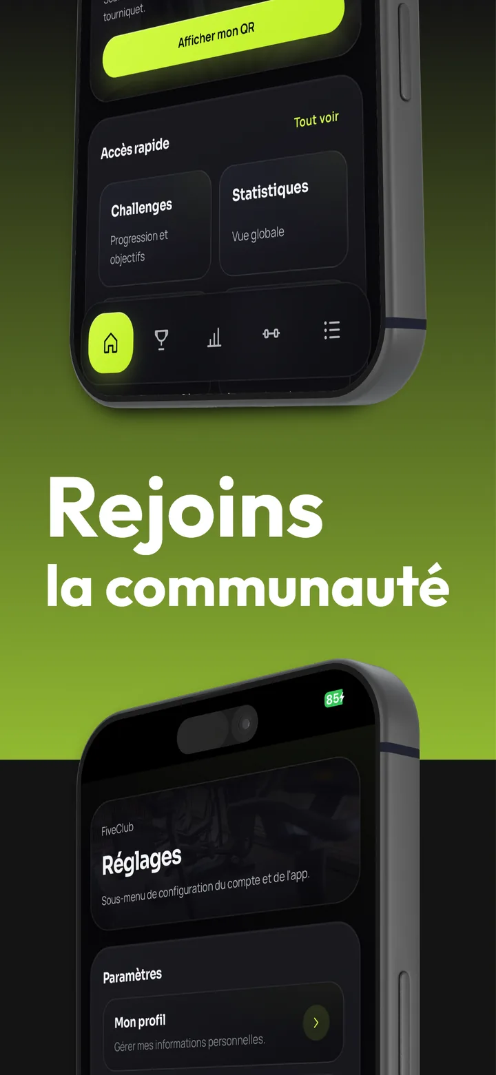 Écran 5 de l'application FiveClub